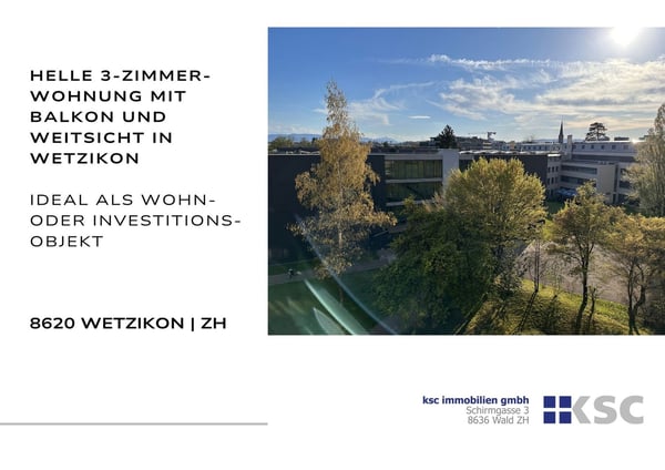 Wohnen über den Dächern von Wetzikon 1