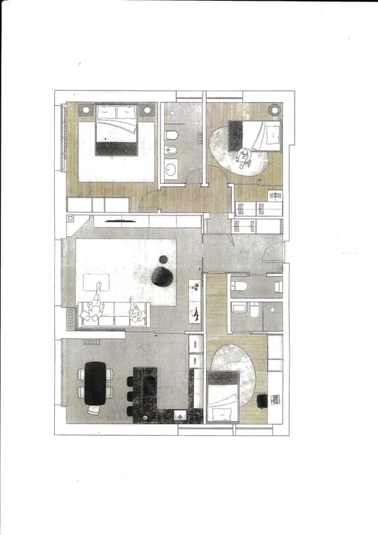 Affittasi appartamento di 4.5 locali con giardino privato e spettacolare vista lago a Massagno 3