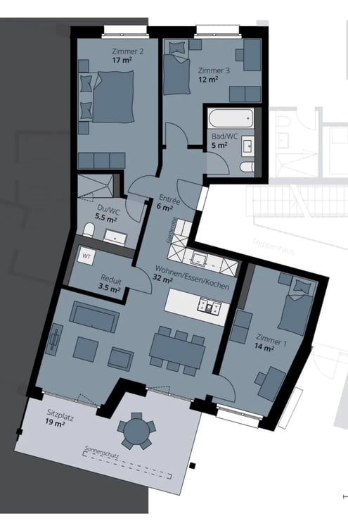 Moderne 4.5-Zimmer-Neubauwohnung im Erdgeschoss in Othmarsingen 21