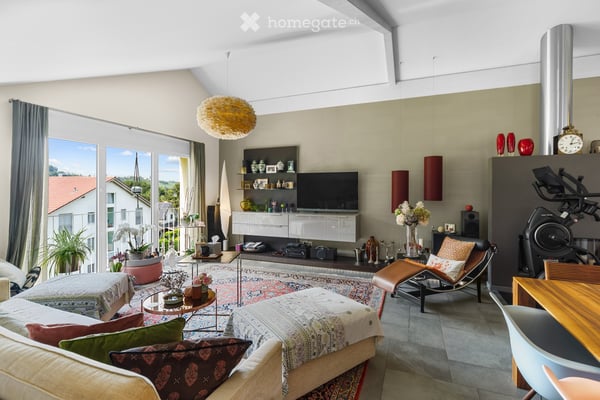 Von Privat: Grosszügige 4.5-Zimmer-Dachwohnung mit 48 m² Südterrasse 2