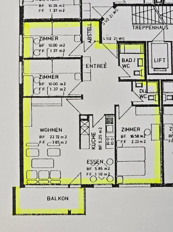 Helle 4.5-Zimmer-Wohnung mit Balkon und schöner Aussicht in Jona 8