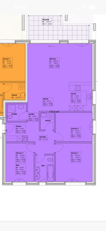 4½-Zimmer-Wohnung an ruhiger und dennoch zentraler Lage 6