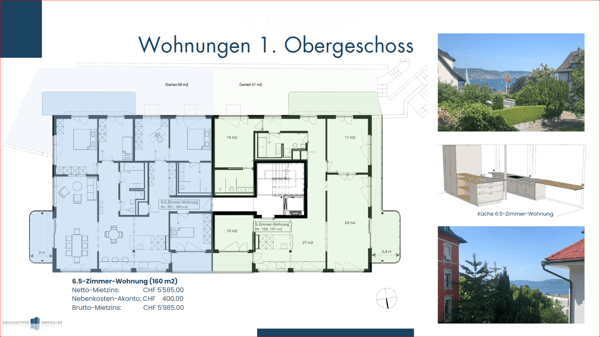 Ruhe und Seesicht an zentraler, erhöhter Lage 5