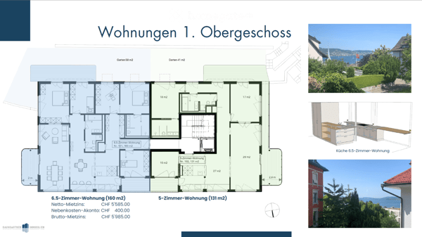 Ruhe und Seesicht an zentraler, erhöhter Lage 5