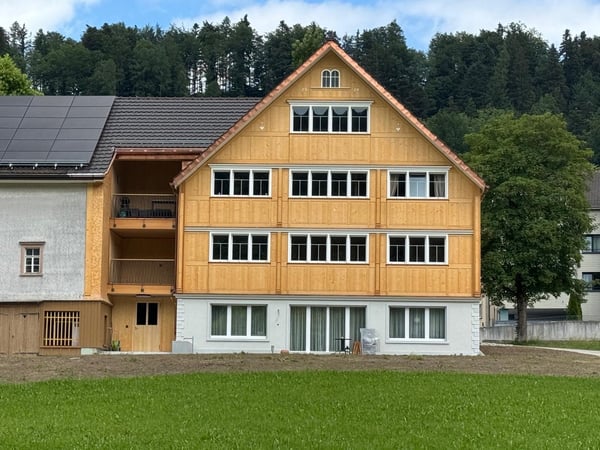 Moderne 3.5-Zimmer-Neubauwohnung mit Balkon und herrlicher Aussicht in Bühler AR 1