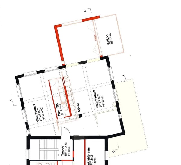 Grosszügige 2.5-Zimmer-Loftwohnung mit Balkon 4