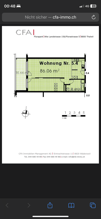 Moderne 2.5-Zimmer-Wohnung mit grosser Terrasse und Top-Lage in Thalwil 6