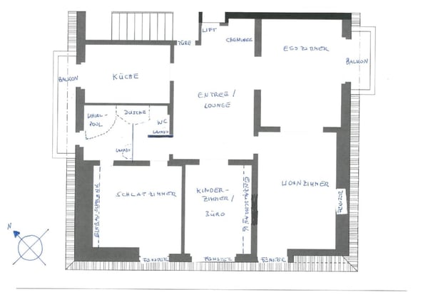 5-Zimmer-Bijou am Zürichberg mit Einzelgarage, 2 Balkonen und wunderbarer Sicht über die Stadt 37