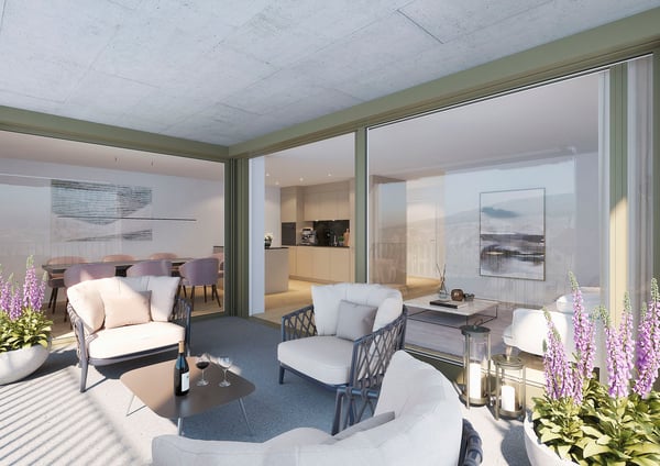 Baujahr 2024 3 1/2 Zimmerwohnung 96m2 mit Loggia im 3. Stock 4