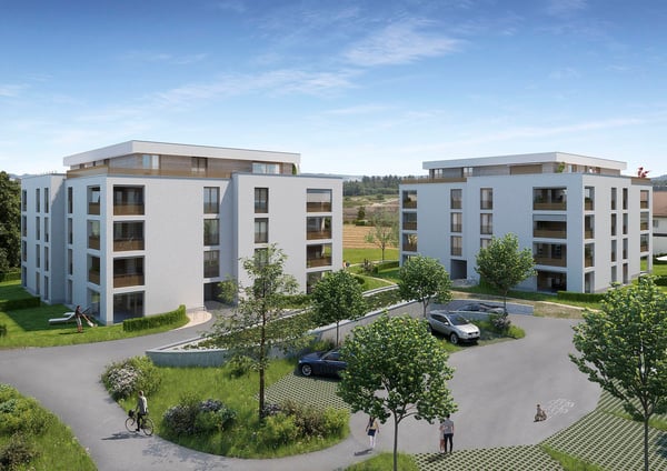 Baujahr 2024 3 1/2 Zimmerwohnung 96m2 mit Loggia im 3. Stock 3