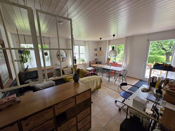 Charmante 3-Zimmer-Altbauwohnung mit Gartensitzplatz in Dornach 2