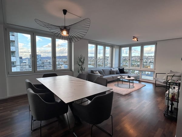 3.5-Room Apartment with Panoramic City Views – Zürich Letzipark 2