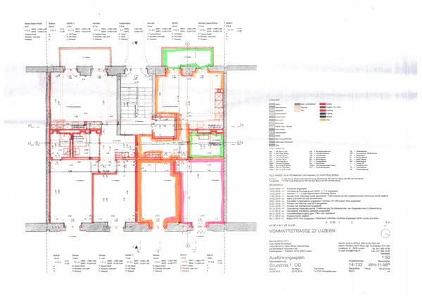Charmante 3-Zimmer-Wohnung im Altbau an der Vonmattstrasse, Luzern 8