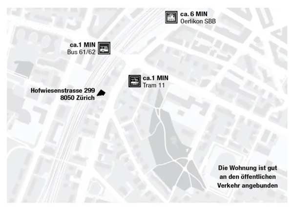 Schöne 1-Zimmer Wohnung in Oerlikon 3