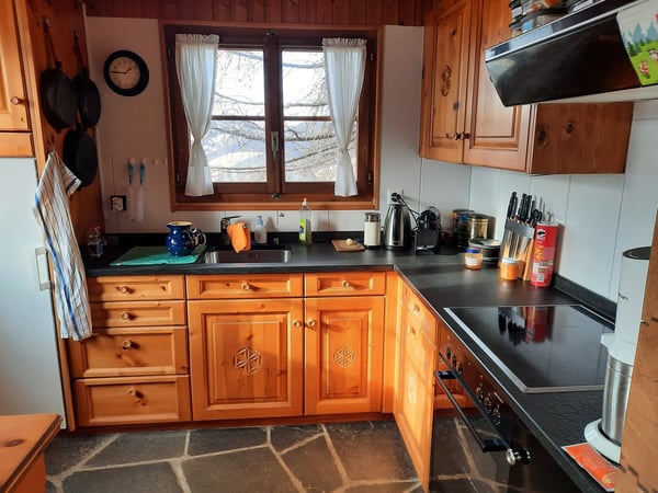 Chalet in Gspon – Gemütliches Chalet mit atemberaubendem Ausblick 5