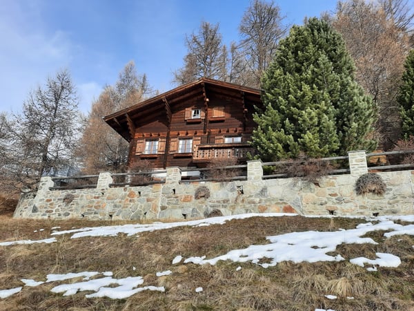 Chalet in Gspon – Gemütliches Chalet mit atemberaubendem Ausblick 2