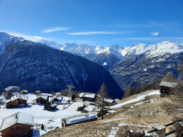 Chalet in Gspon – Gemütliches Chalet mit atemberaubendem Ausblick 3