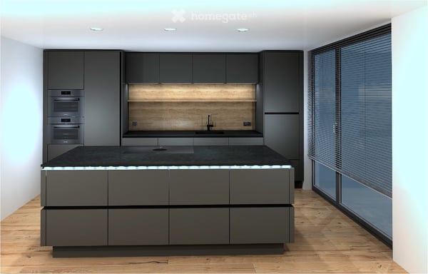 Erstbezug – 6.5-Zimmer Wohnung mit Terrasse/ Garten/ 2 Garagenparkplätzen im Eigentumsstandard 3