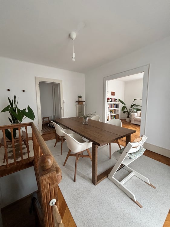 Duplex 6 pièces 130 m² – Jardin, balcon, école en face – CHF 2'500/mois CC 9