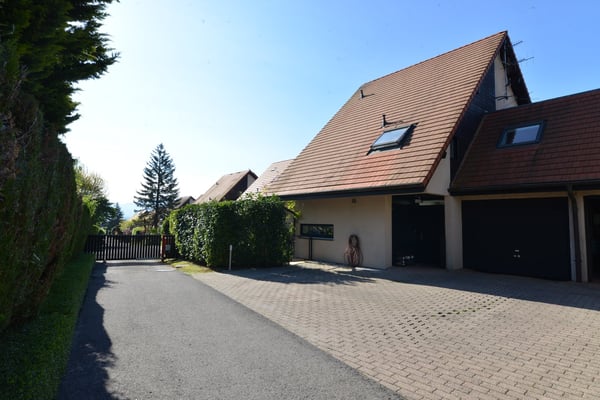 Somptueuse villa jumelée par le garage avec piscine, salle de cinéma et salle de sport à Tannay VD 5