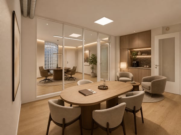 Beratungs-Büro 148 m² · Bahnhof Baar · eigener Empfang · diskreter Lift-Zugang 6