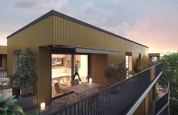 3.5 pièces neuf avec terrasse de 28m2 2