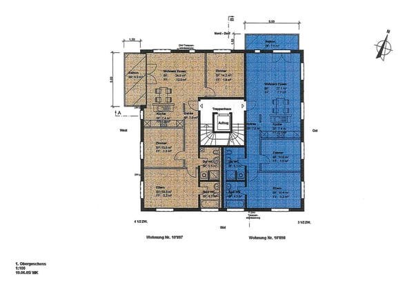 4.5-Zimmer-StWE-Whg (heute als 3.5-Zi-Whg) an guter Aussichtslage 6