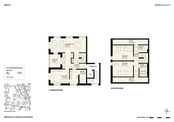 Moderne 4.5-Zimmer-Neubau-Wohnung mit Balkon in Schinznach-Dorf 2