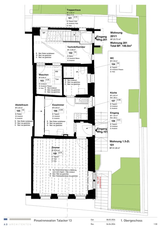 Charmante 4.5-Zimmer-Maisonette-Wohnung im Altbau – Uster 14