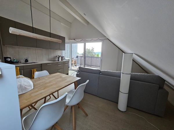 Charmante 2.5-Zimmer-Dachwohnung in Hittnau – modern, ruhig und hell 2