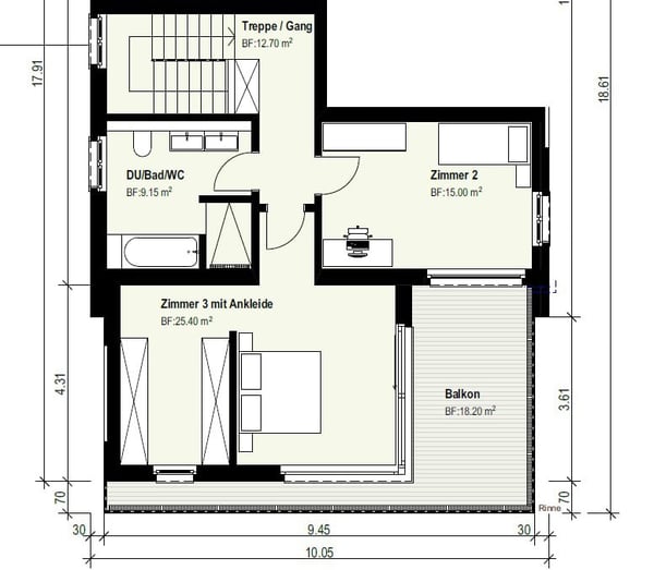 Grosszügige 5.5 Zimmer Neubau-Gartenwohnung mit Tiefgarage und Gartenhaus ab Oktober 2026 5