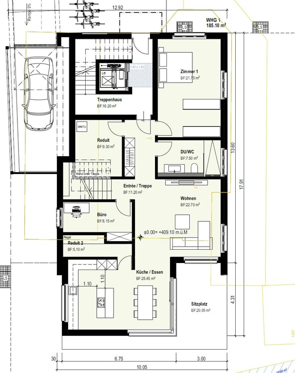 Grosszügige 5.5 Zimmer Neubau-Gartenwohnung mit Tiefgarage und Gartenhaus ab Oktober 2026 4