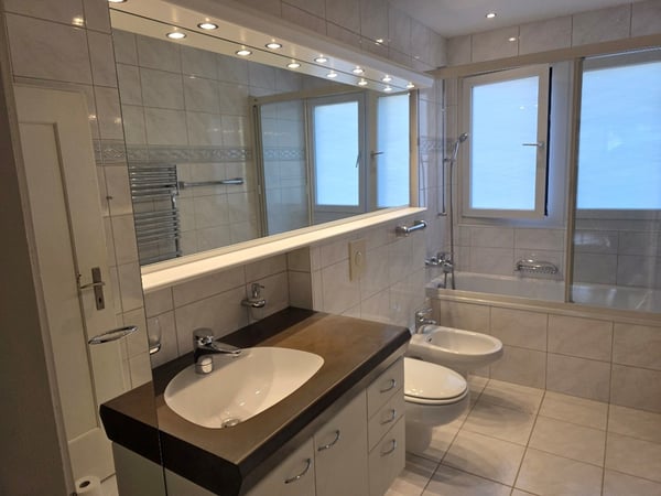 Ruhige, helle und grosszügige 4.5 Zimmer Wohnung im 2-Familien-Riegelhaus mitten in Dachsen 5