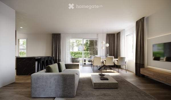 Wohnen Élégance - Neubau 4.5-Zimmer Garten-Maisonette-Wohnung in Allschwil 2