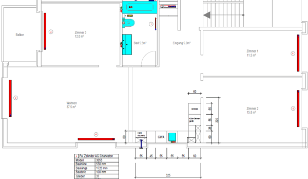 Frisch renovierte 4.5-Zimmer-Wohnung mit sonnigem Balkon an zentraler Lage 16