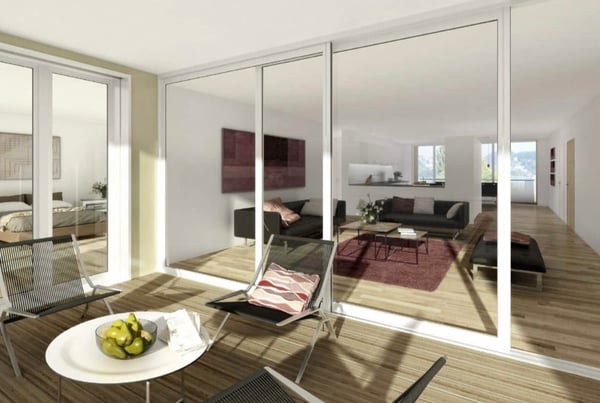 Urbanes Wohnen am See. Moderne 3.5 Zimmer Wohnung mit grosszügigem Grundriss und 2 Loggias 3