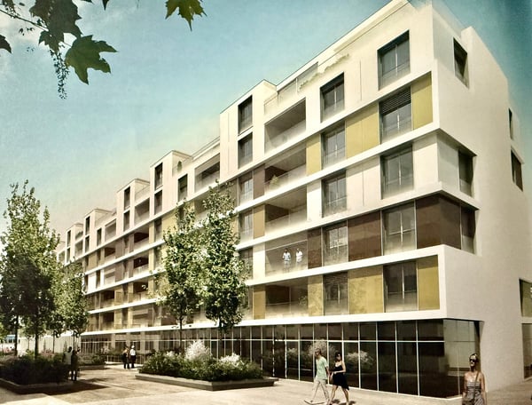 Urbanes Wohnen am See. Moderne 3.5 Zimmer Wohnung mit grosszügigem Grundriss und 2 Loggias 2