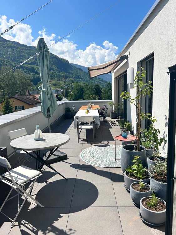 geräumige 3.5 Zimmer Attika-Wohnung (101 m²) in Bad Ragaz mit grossen Terrassen (total 66 m²) 7