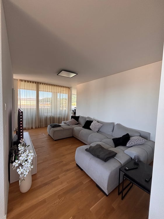 Moderne 3.5-Zimmer-Neubauwohnung mit Loggia und herrlicher Aussicht in Suhr 3
