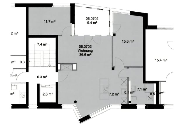 Apartment in Zürich 8041 - 13min to HB station 5