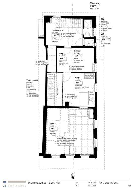 Charmante 4.5-Zimmer-Maisonette-Wohnung im Altbau – Uster 15