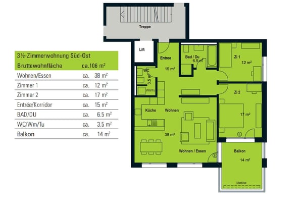 Wohnung in Tann 2