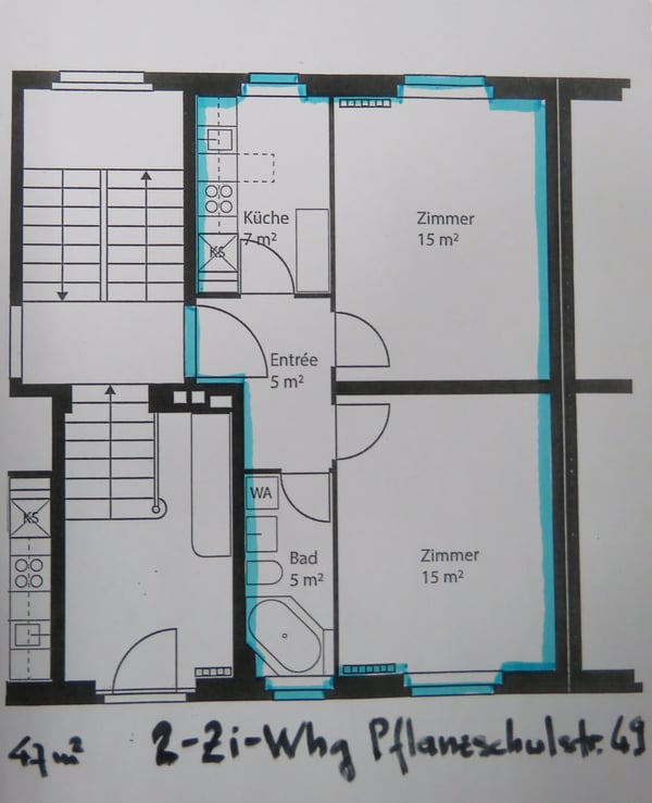 Charmante stilvolle 2-Zimmerwohnung im 1.OG Kreis 4 11