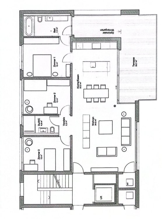 Helle 4½-Zimmer-Wohnung mit grosser Sonnenterrasse und Weitsicht 8