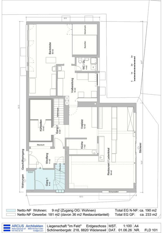 Mehrfamilienhaus mit Gewerbeanteil und Garten an ruhiger Lage in Wädenswil 10