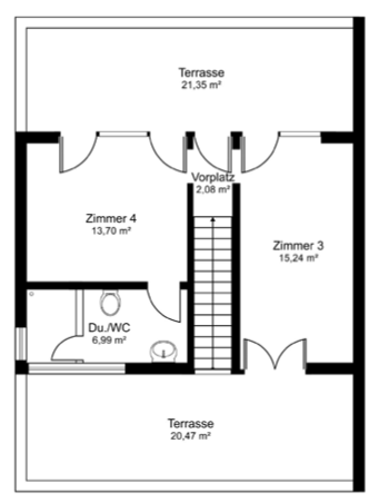 Exklusives Doppeleinfamilienhaus in Langnau am Albis 25