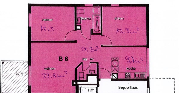 Helle und frisch sanierte 3.5-Zimmerwohnung mit grossem Estrich 15