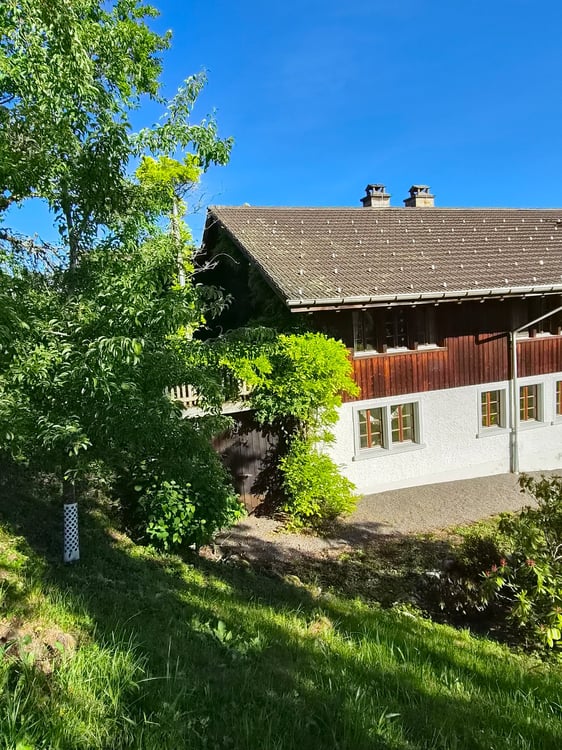 Mitten in der Natur allein gelegenes 6-Zimmer-Doppeleinfamilienhaus in Bauma 2