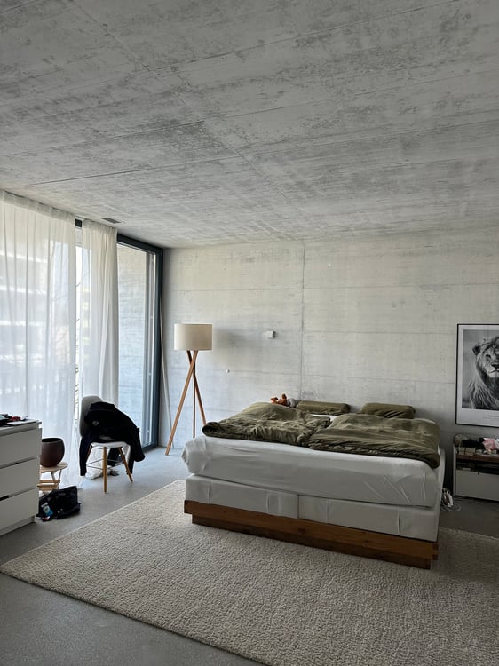 Untermieter gesucht: Geräumige 1-Zimmer-Loft-Wohnung mit grossem Balkon beim Aarau Bhf 4