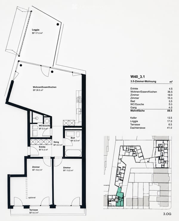 Moderne 3.5 Zimmer-Attikawohnung mit grosszügiger Dachterasse  und hochwertigem Ausbaustandard 9